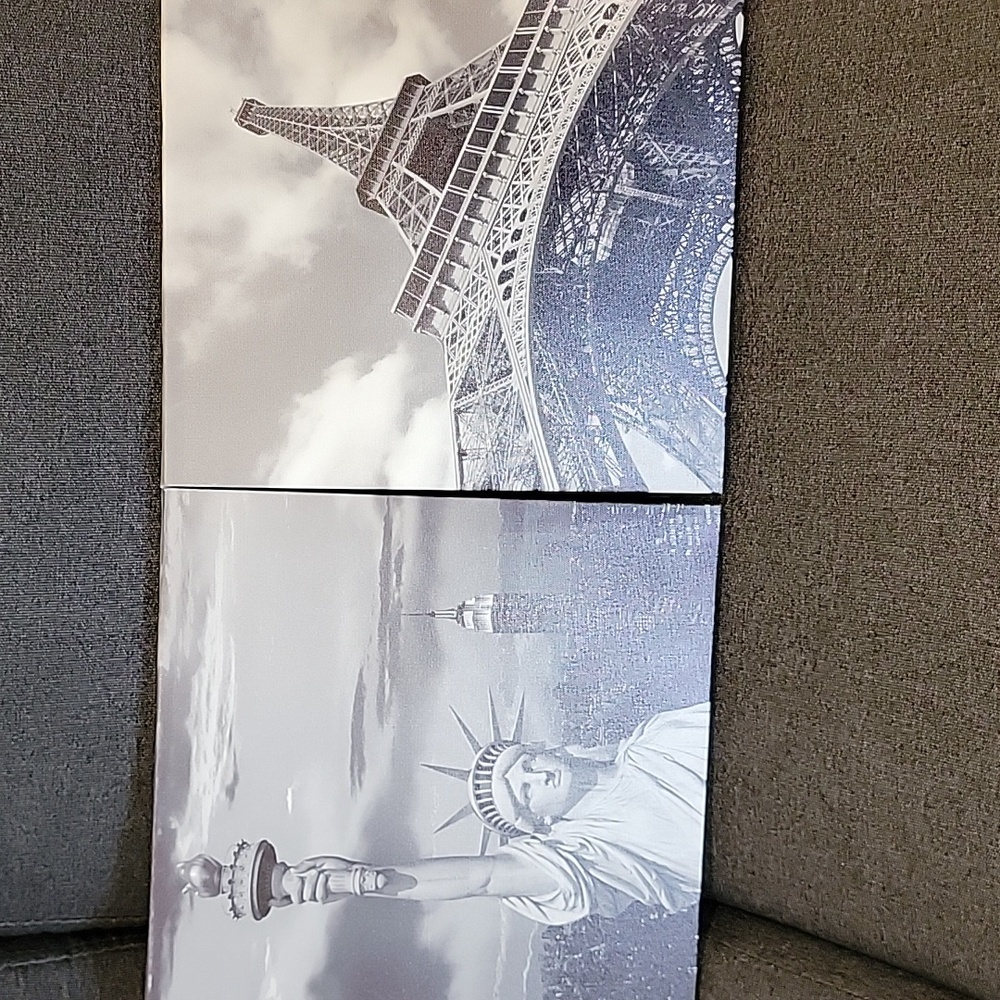 Gray and White Wall Art Set - Picture 5 of 5